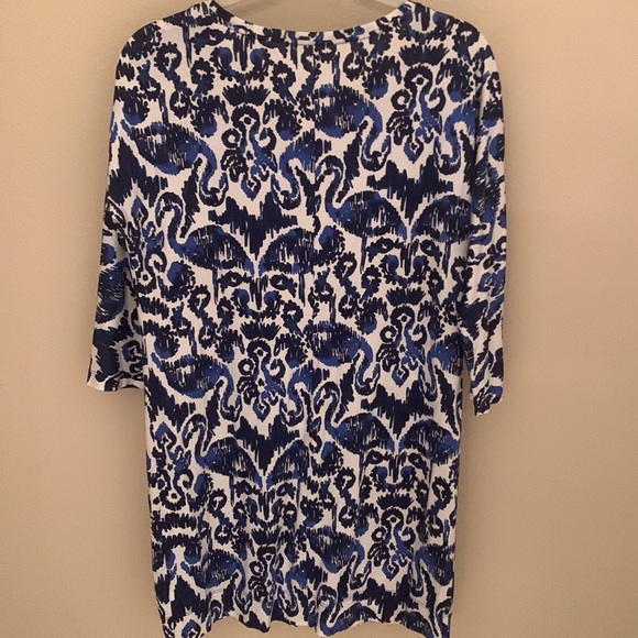 Lilly Pulitzer blue and white tunic dress - Picture 4 of 4